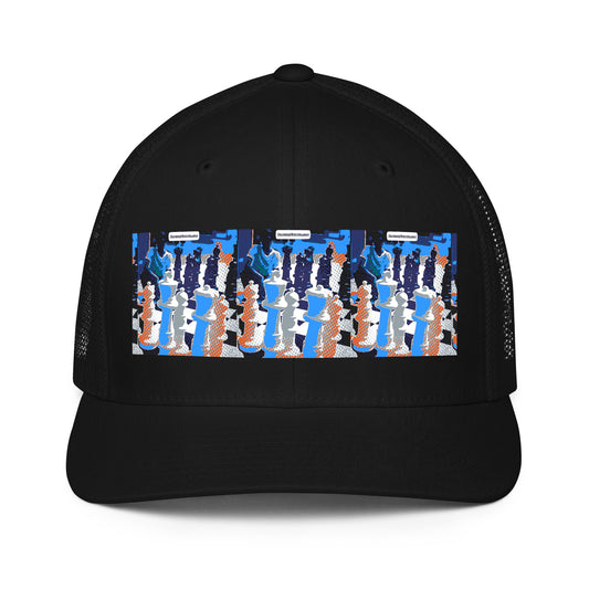 Mesh back trucker cap