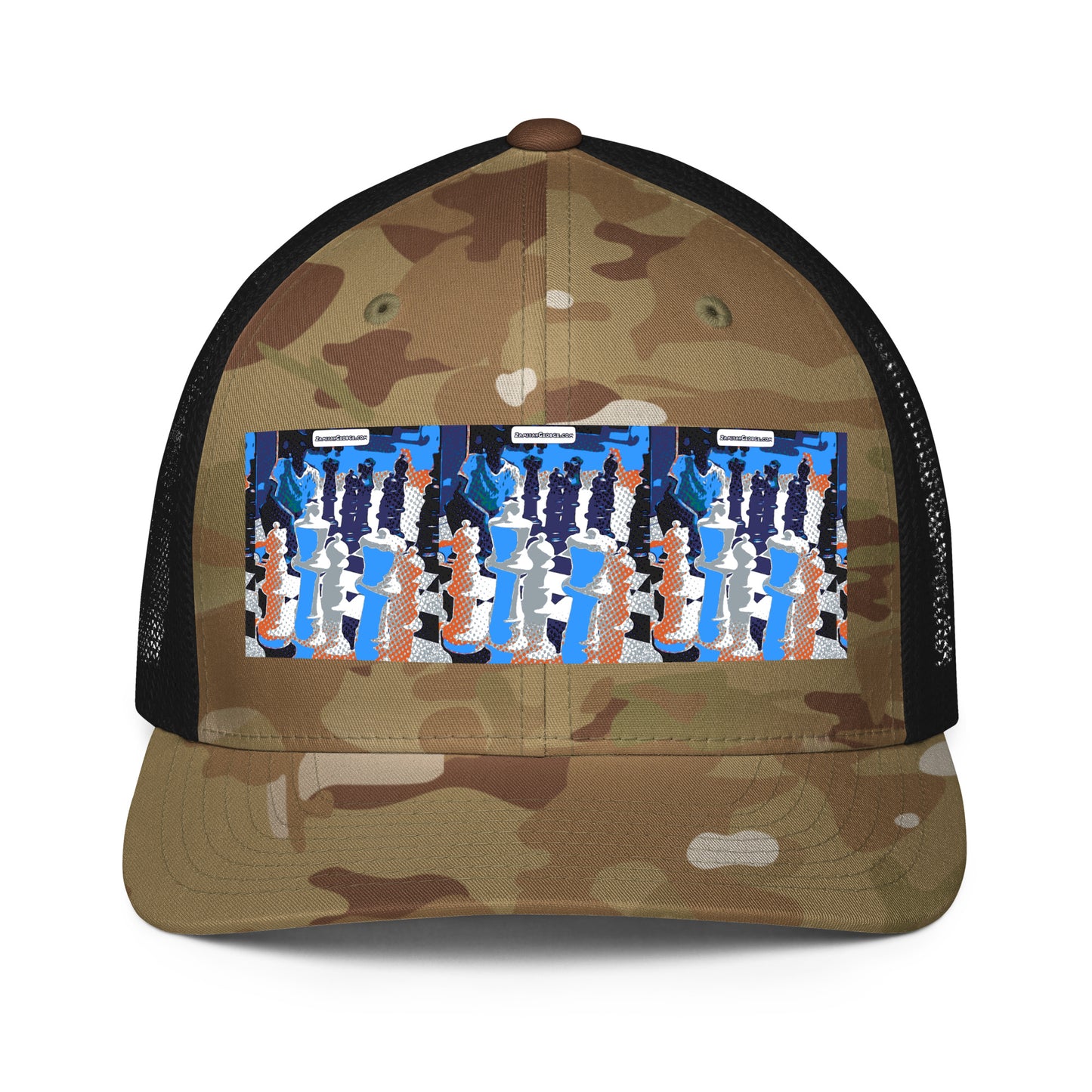Mesh back trucker cap