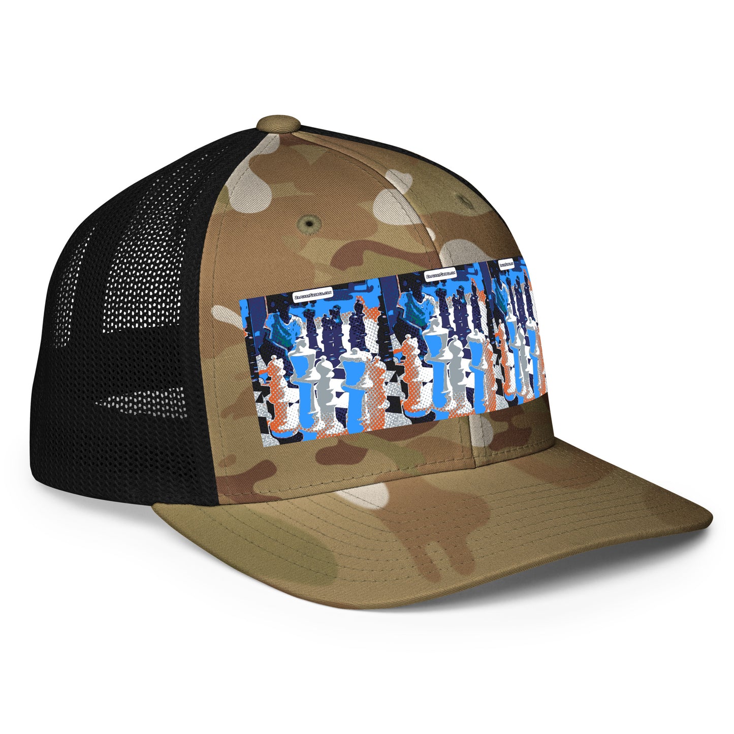 Mesh back trucker cap
