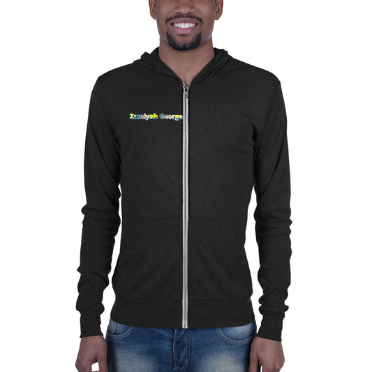 Unisex zip hoodie