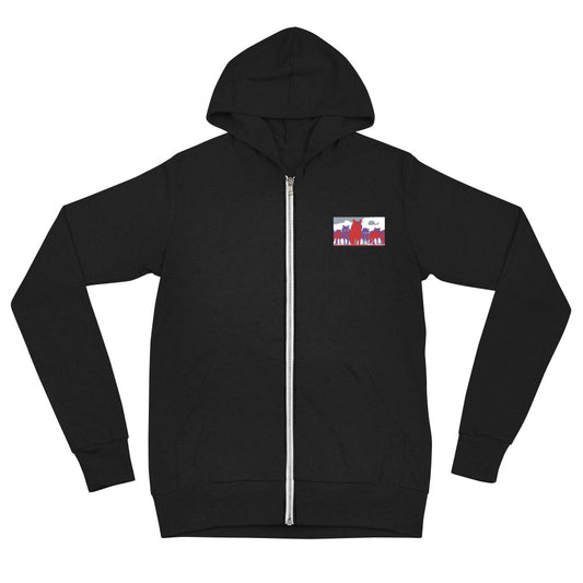 Unisex zip hoodie